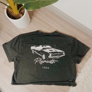 brandy melville Plymouth green tee